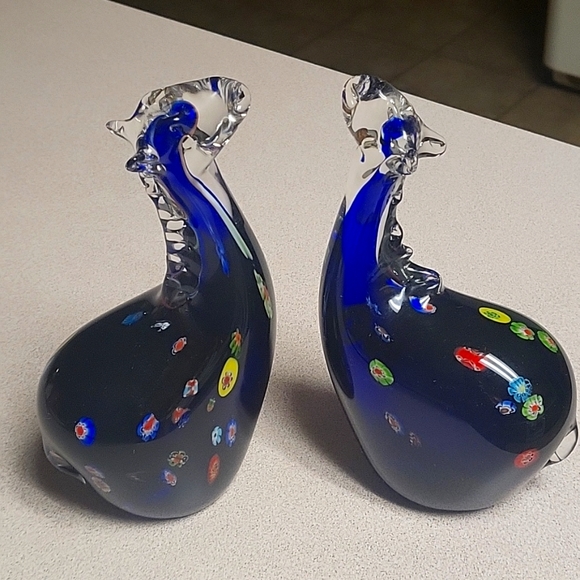 MILLEFIORI Glass Art Llamas - Picture 1 of 4
